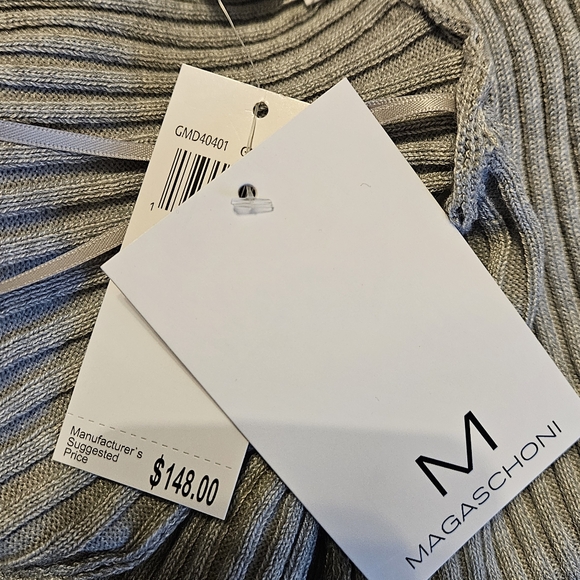 NWT Magaschoni Women's Small Sleeveless Sweater Dress With Long Sleeve Cardigan - Picture 8 of 8